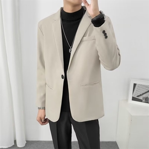 轻熟风西装高级西服外套休闲单西男士职业商务正装帅气Y71-P65图片