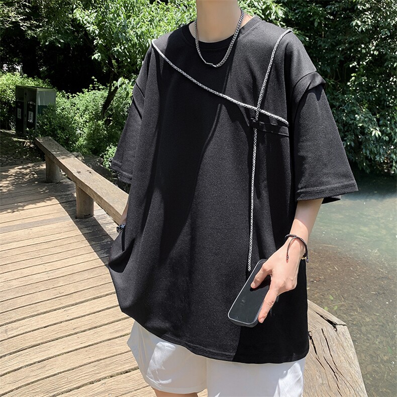 短袖新款青春流行潮流潮T恤夏季男标准圆领时尚潮牌,男装T恤,星座716-2