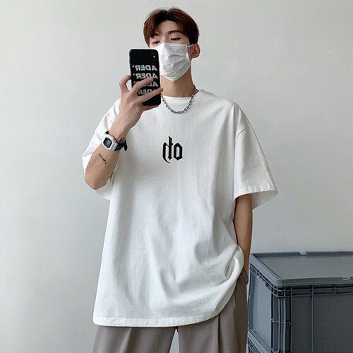 HXY987TP20  夏季2022潮牌百搭打底衫上衣潮宽松短袖T恤男图片