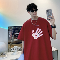 酒红色
