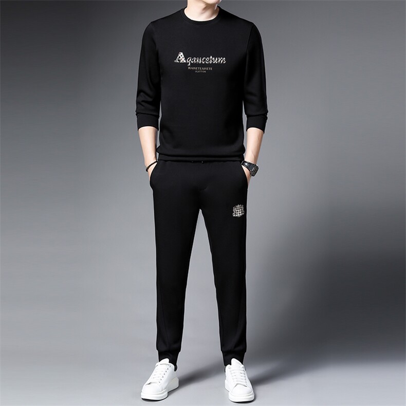 SA9826-2钱塘2020-2中青年男士新款时尚休闲帅气潮流卫衣P152,男装休闲套装,钱塘207-2