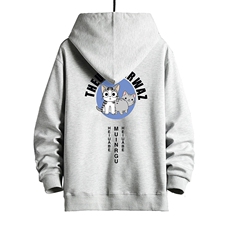 KS21160-P38加绒款-P43连帽开衫卫衣男运动外套大码班服网格，男装卫衣，电商A040A