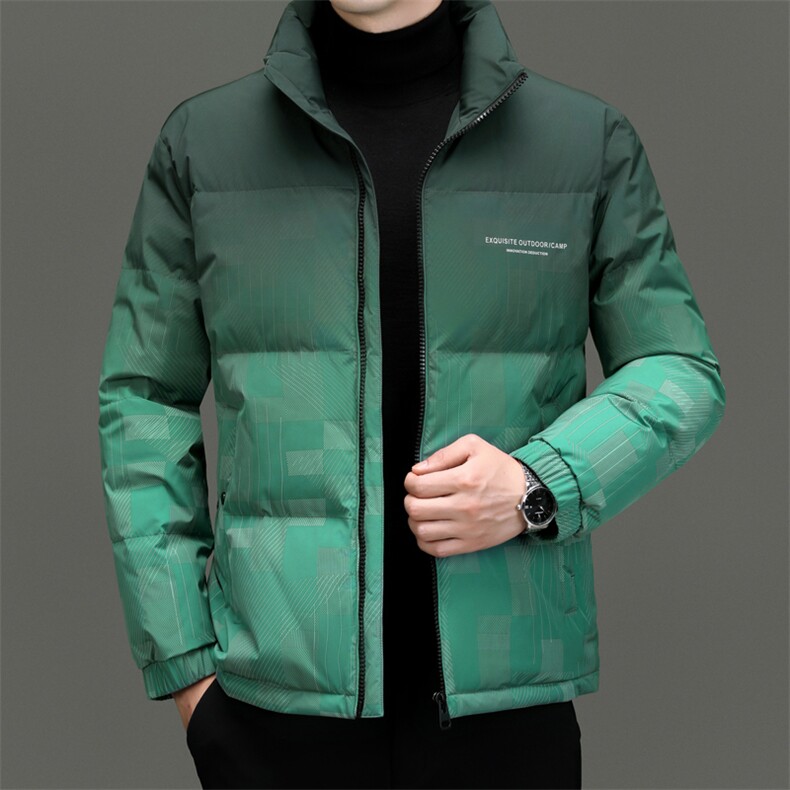 DF31819钱塘2020-2时尚百搭简约冬季厚款立领中年男士羽绒服P260,男装羽绒服,钱塘207-2