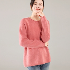 35%羊绒衫秋冬季新款舒适时尚百搭女式宽松长袖打底毛衣，女装羊绒衫，琳尚羊绒