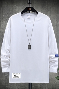 TX3062-P25 纯长袖t恤男大码圆领打底衫体恤 展架图片
