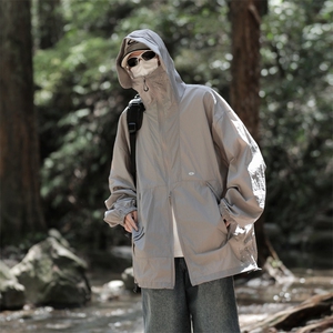 情侣款外套户外工装防晒衣防紫外线UPF50+冰丝防水防晒衣JK930P45图片