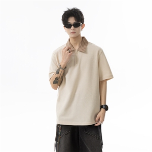 现货 PL001-批40控68 新款大码假两件衬衫polo短袖T恤图片