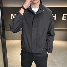 直播现货主推不断货男士立领简约百搭夹克外套上衣8819P70，男装夹克，电商B226-2（原B217-2）