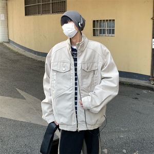得物二开 外套男款春潮牌宽松夹克痞帅机车JK1183-P118图片