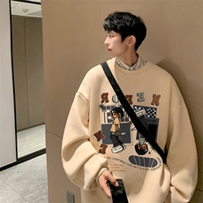 抖音供货、复合重磅360克现货圆领卫衣宽松D223A-YL2316-特P28，男装卫衣，电商019-1