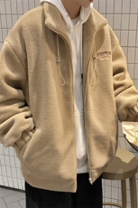 HD1153-TP105控138-港风冬季2024宽松加绒加厚棉服毛毛外套男，男装棉衣，电商A102