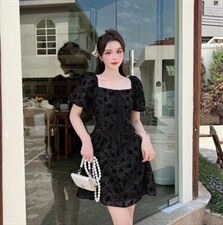 夏季新款连衣裙，女装连衣裙，青羽鹤