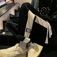 欧棉绒雪尼尔加绒休闲裤港风束脚长裤XZ102A-2-K2216-P60，男装休闲裤，星座211-1