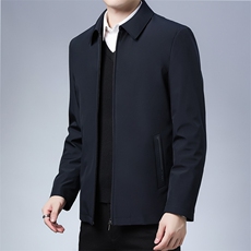 DW-f05冬季男士羽绒服可拆卸内胆外套男装翻领修身白鸭绒P248，男装羽绒服，电商B360