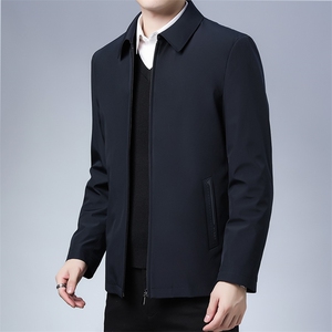 DW-f05冬季男士羽绒服可拆卸内胆外套男装翻领修身白鸭绒P248图片