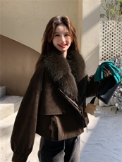 现货新款2B162-2162-P485-K669新G标90白鸭绒派克服，女装派克服，韩然一族