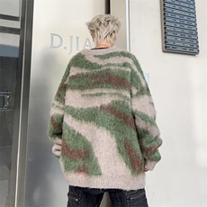 美式圆领毛衣男慵懒风休闲针织衫M314P45，男装针织衫/毛衣，星座1116-2