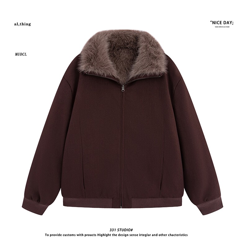 平铺~冬季美式加厚垫肩休闲棉衣座山雕外套E053/P138,男装棉衣,电商B331