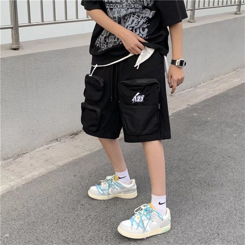 218-1-P33-DK2210夏季宽松休闲工装短裤,男装休闲裤,四季星座218-1