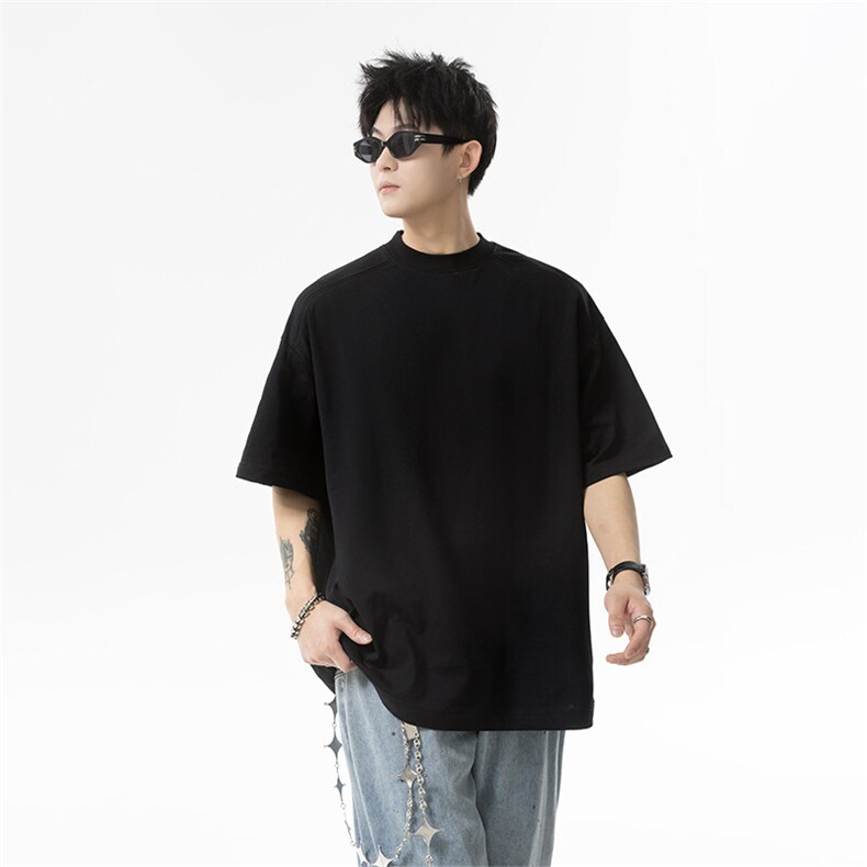 解构拼接短袖t恤男cp158-特p30,男装T恤,电商B371