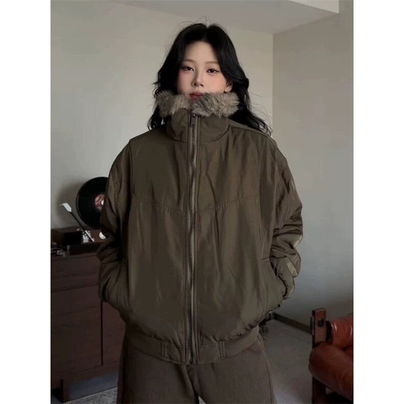 706-1-MY0813-P100特P现货冬季座山雕立领加绒外套保暖棉衣潮,男装棉衣,星座706-1