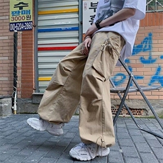 DA883-P65街头痞帅降落伞兵工装裤男高街复古水洗潮牌宽松休闲裤，男装休闲裤，星座603-2
