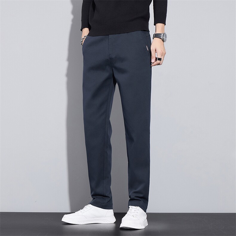 秋季休闲裤子男士秋冬款宽松直筒长裤男款2024新款秋装D6070-P50，男装休闲裤，星座509