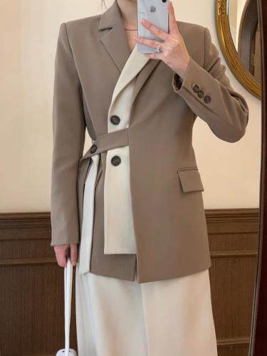 独屿2021春设计西装外套，女装西装，独屿