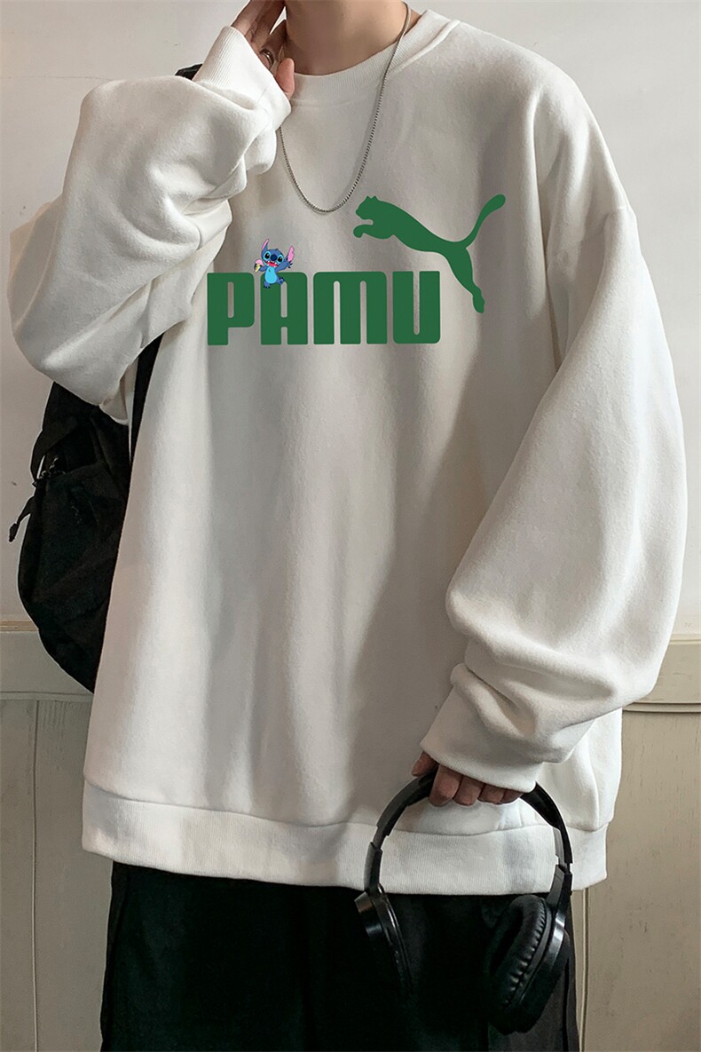 圆领卫衣男大码加厚加绒长袖t恤男S6227-P28加绒款-P33,男装卫衣,电商A040