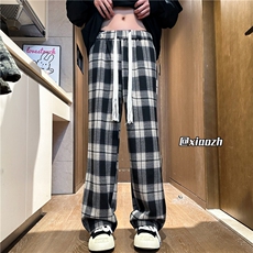 XZ616秋季重磅满印黑白肌理感格子休闲长裤TY1088特P35控68，男装休闲裤，星座512A（原616）