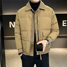 冬季店主羽绒服简约时尚保暖品质数据款简约外套男6297-P185，男装羽绒服，电商D327