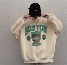 2021年冬装新款韩版宽松加绒加厚卫衣，女装卫衣/绒衫，咖啡色