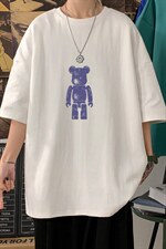 DX17242-P20纯棉短袖t恤男大码半袖打底衫宽松体恤衫海报风，男装T恤，电商A040