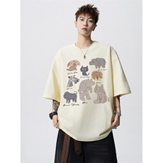 240g美式重磅短袖T恤FSDX287M-5XL特批25无差价控48，男装T恤，电商B219B