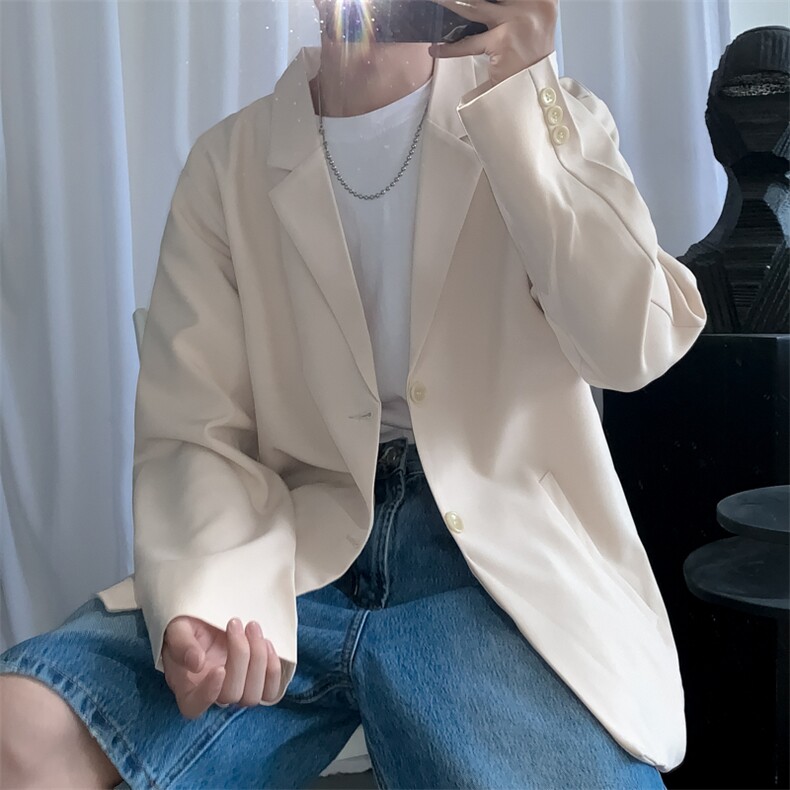 免烫正装西服外套韩版帅气休闲小西装男XF01P55，男装西服套装，电商D325