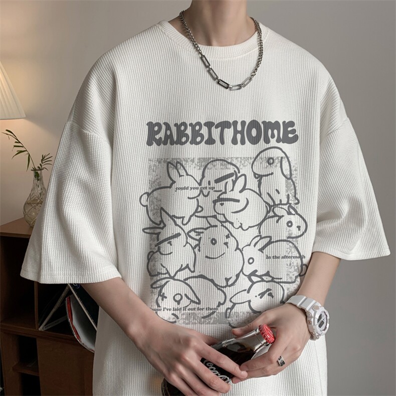 华夫格！港风华夫格短袖T恤男士半袖男五分袖体恤衫男HT121-P25,男装T恤,电商B367