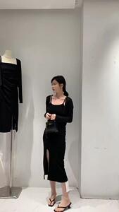 气质两件套连衣裙图片
