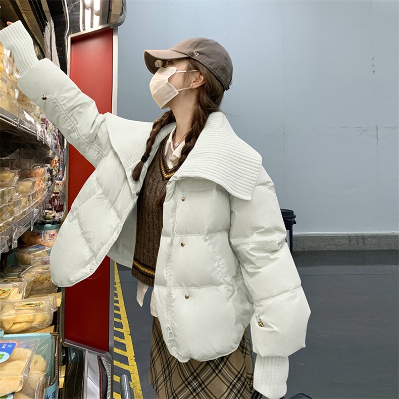 羽绒服女短款小个子加厚鸭绒时尚洋气冬2024年新款外套图片