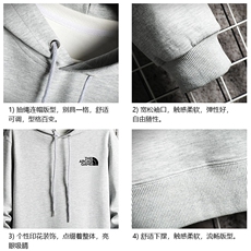 WY2232-P35纯棉连帽卫衣男大码运动帽衫宽松薄网格，男装卫衣，电商A040A
