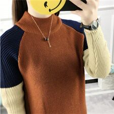 2020年冬季针织衫/毛衣半高圆领套头长袖宽松舒适百搭韩版显瘦，女装针织衫/毛衣，奕阳依阁