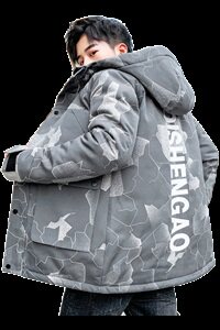 男士休闲连帽加厚保暖棉衣外套棉服棉袄冬季防寒开衫男装M993图片