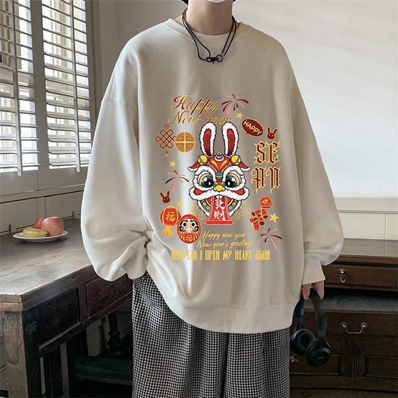 圆领卫衣男大码加厚加绒长袖t恤男S6299-P28,男装卫衣,电商A040