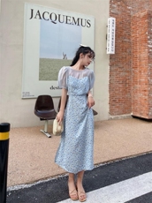 假两件套碎花，其它，安玖拉