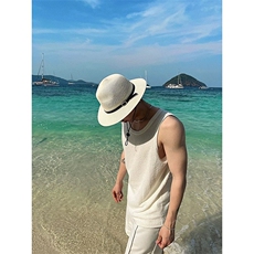 网图有货夏季宽松肌理感坎肩无袖宽松运动健身背心t恤男A496-P28，男装背心/马甲，星座1505