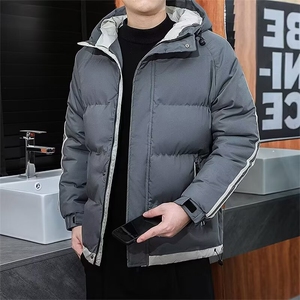 潮流气质新款双杠棉衣慵懒原宿文艺百搭时尚日系流行ins简约图片
