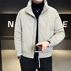 标50绒店主风冬季男士立领短款羽绒服保暖外套B338-68528-P185，男装羽绒服，电商B338