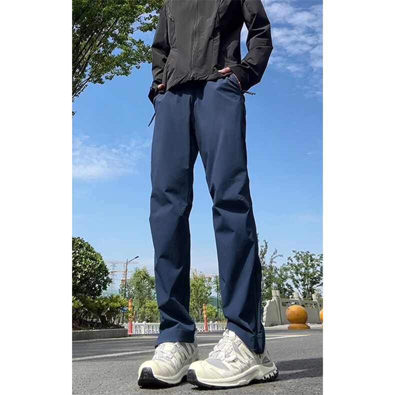 复合版本秋季潮流痞帅侧拉链大码直筒休闲裤男K59551-特P50控98，男装休闲裤，电商A001-1