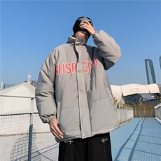 棉服男款冬季美式立领轻薄时尚棉服加厚棉衣外套短款面包服，男装棉衣，星座1013-1