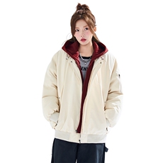 新款冬季大码羽绒棉服棉袄连帽假两件韩版宽松外套A436-2583-P95，男装棉衣，电商A436