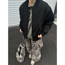 抖音得物美式潮休闲夹克春季立领纯色复古工装加厚棉服外套MF01，男装夹克，电商A443